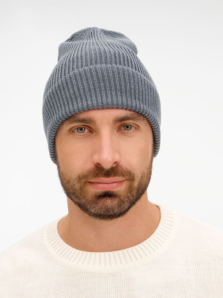 Шапка Nobilis Mono, серая (стальная)