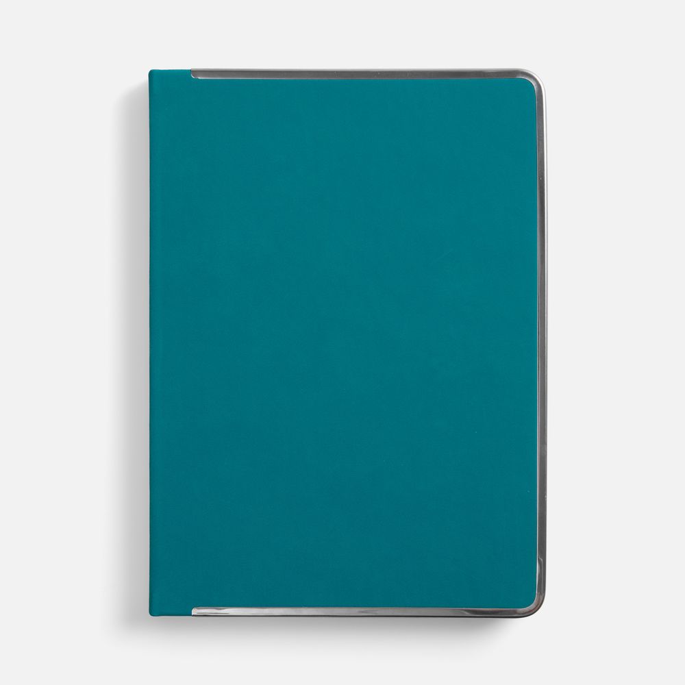 Ежедневник Metal Frame на заказ, датированный, бирюзовый