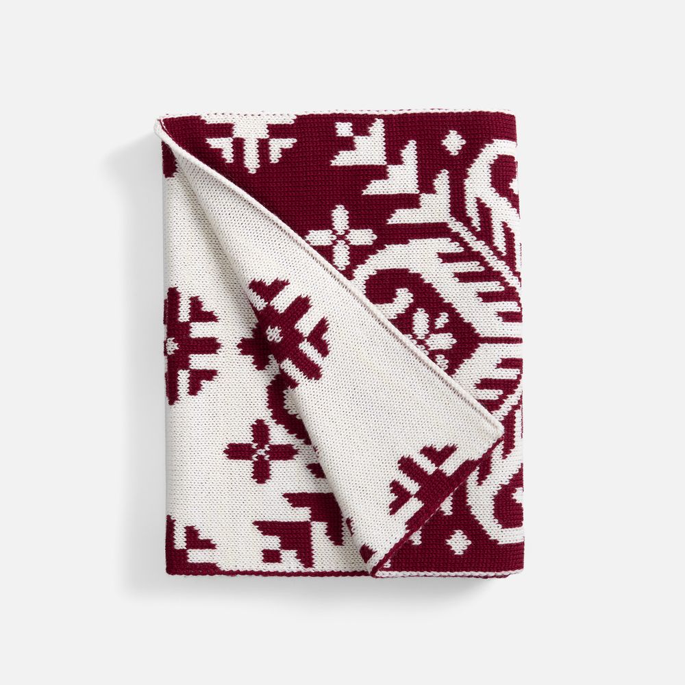 Шарф Wintertude M, красный с белым