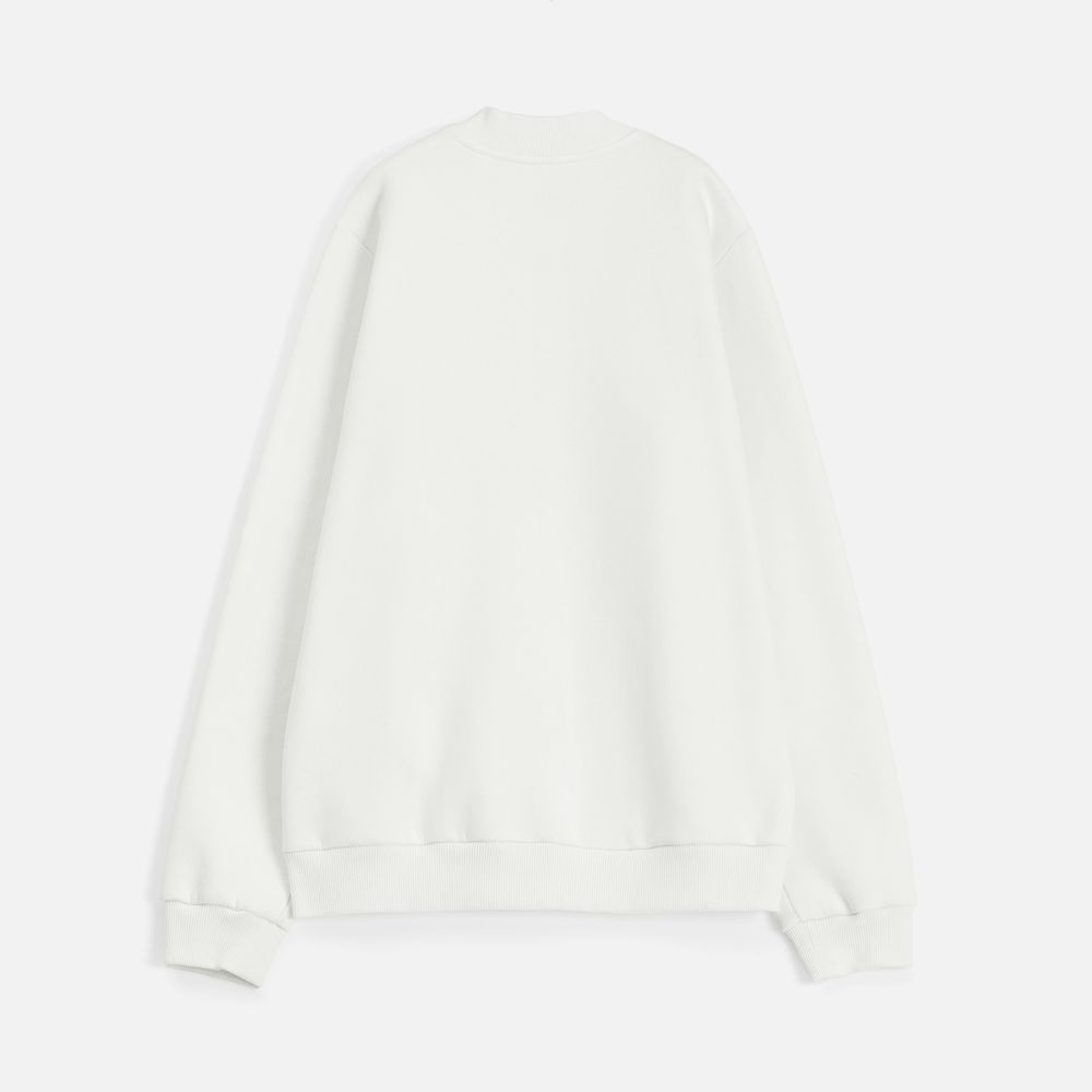 Бомбер унисекс AtmosWear, молочно-белый