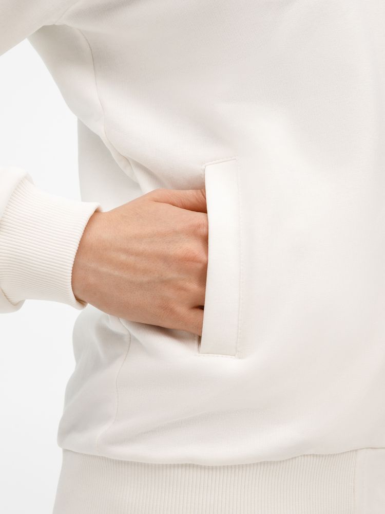 Бомбер унисекс Townie, молочно-белый