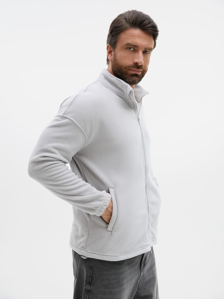 Куртка флисовая унисекс Nebo, светло-серая