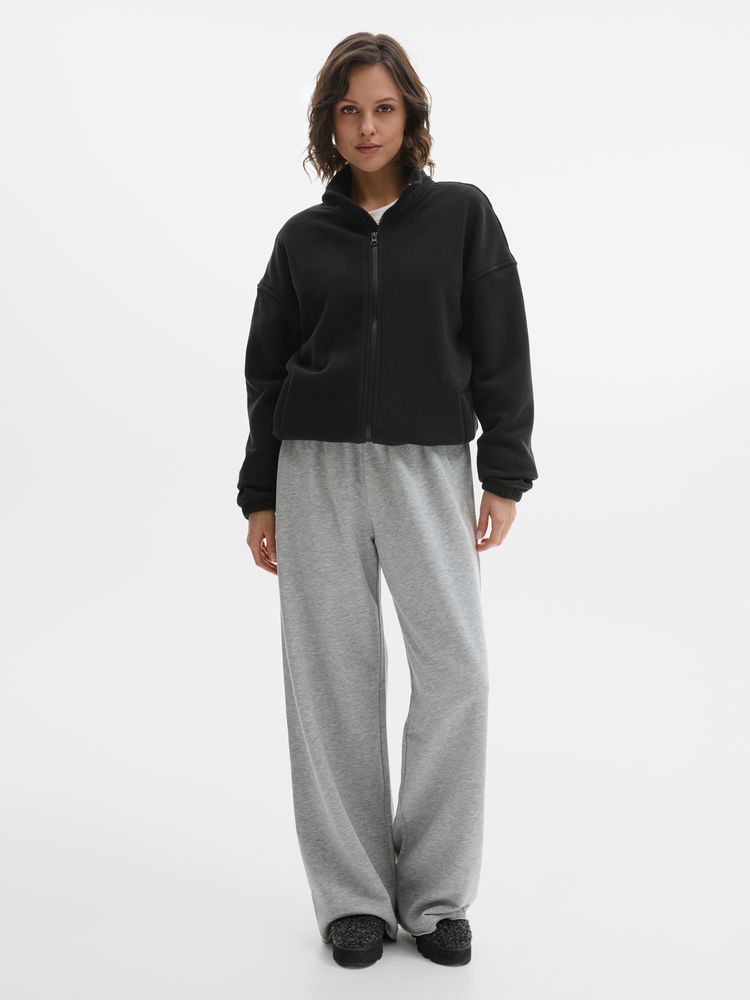 Куртка флисовая унисекс Nebo, черная