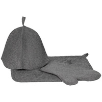 Набор для бани «Парилка», ver.2, серый