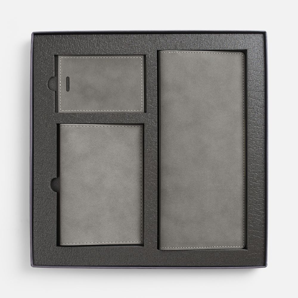 Набор Nubuk Trio, серый