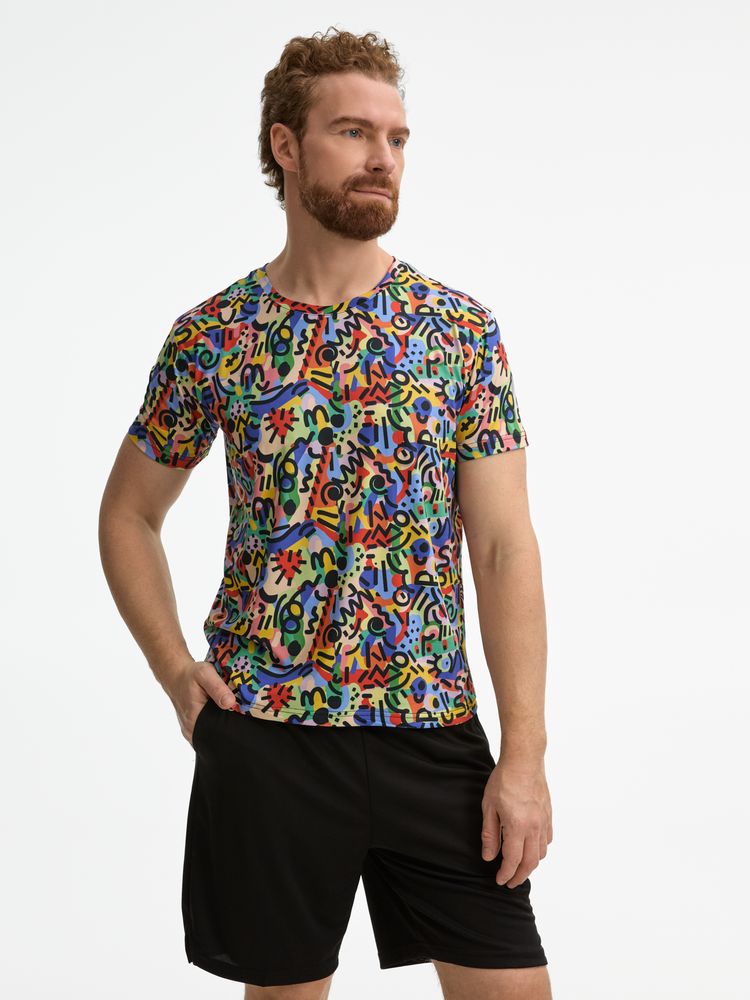 Футболка унисекс Senti с полной запечаткой на заказ