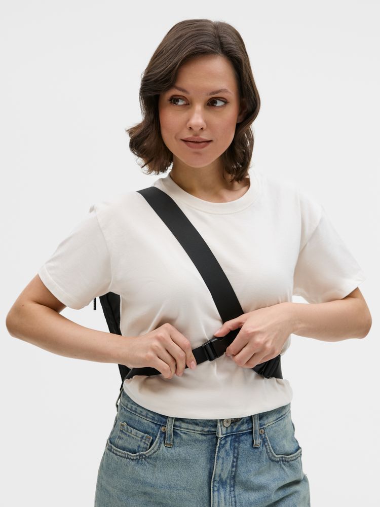 Рюкзак на одно плечо Jekko, черный