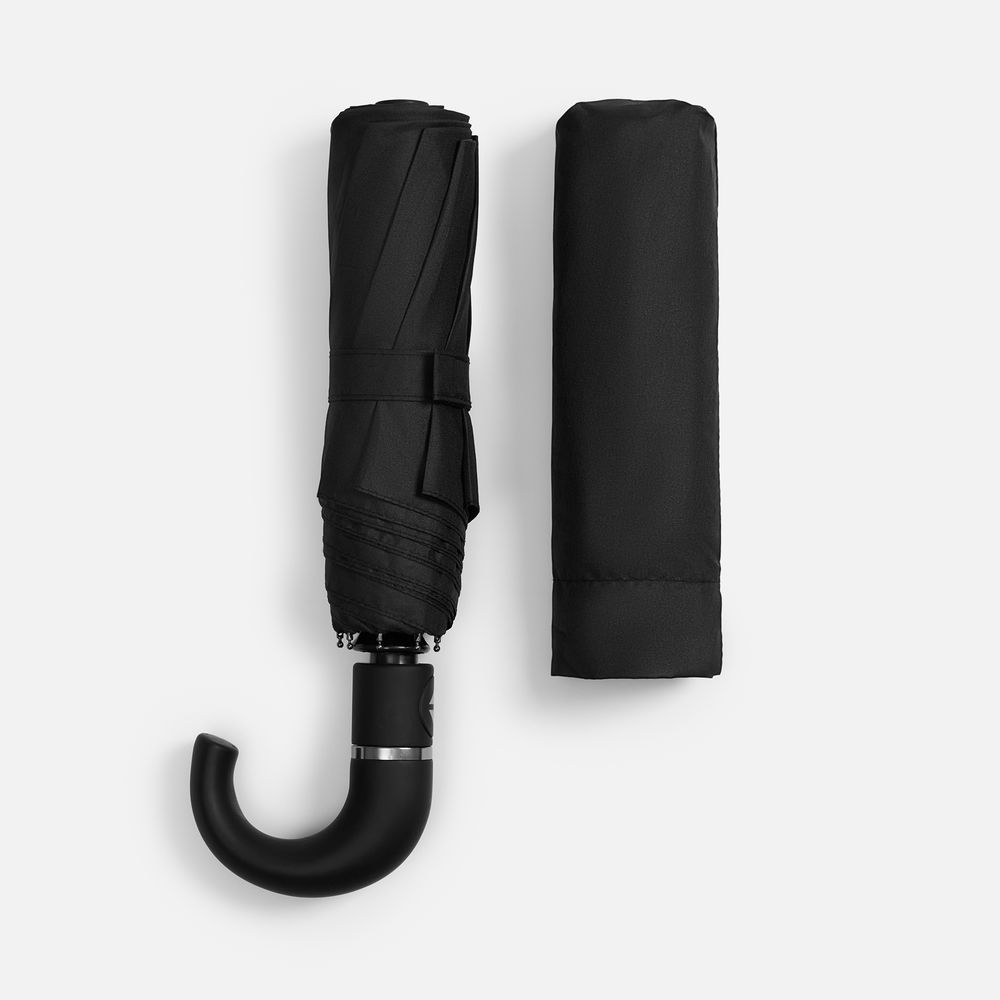 Зонт складной Hooklook, черный