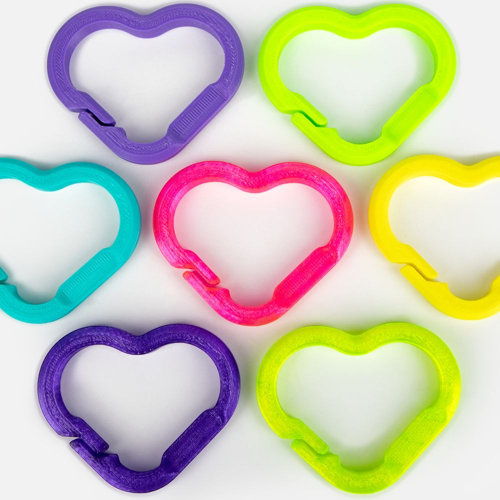 Брелок Impreso, 3D-печать на заказ, сердце