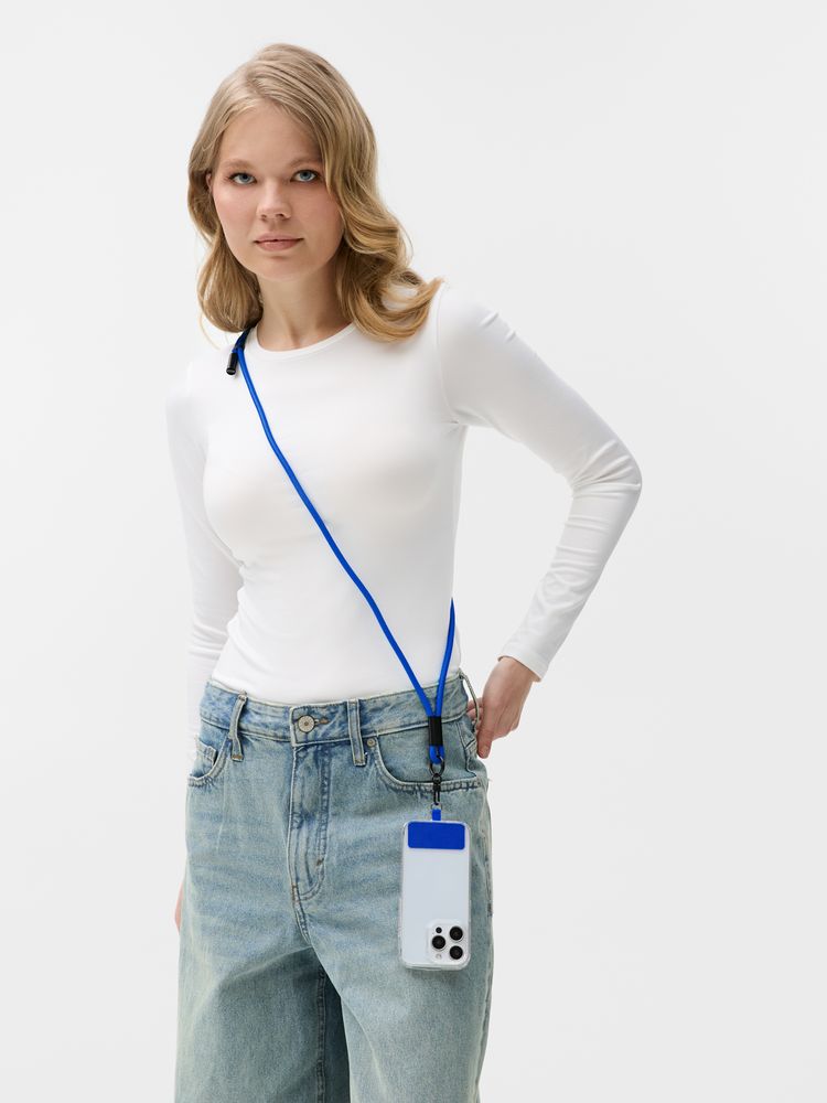 Кабель-ланьярд energyFlex Power Delivery 60 Вт, темно-синий