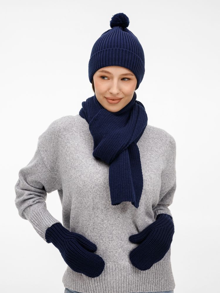 Варежки Catch Match, темно-синие