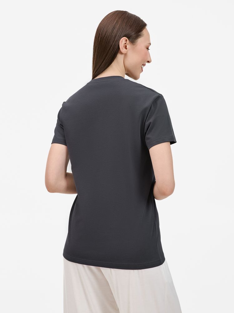 Футболка унисекс T-Bolka 200, темно-серая (графит)