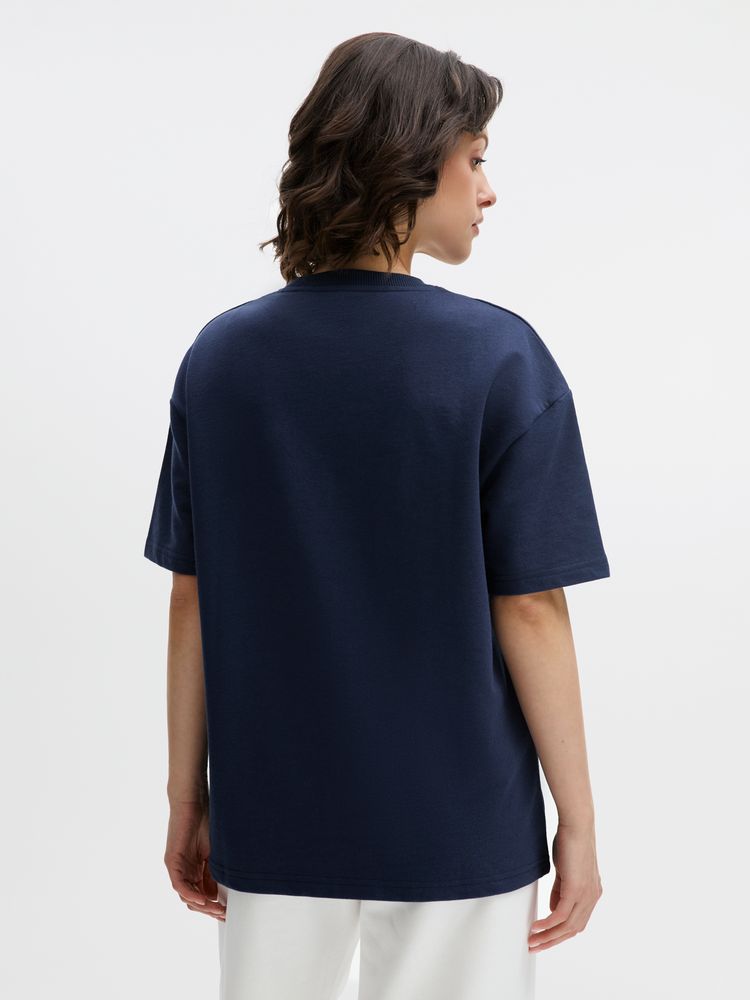 Футболка унисекс Durington, темно-синяя