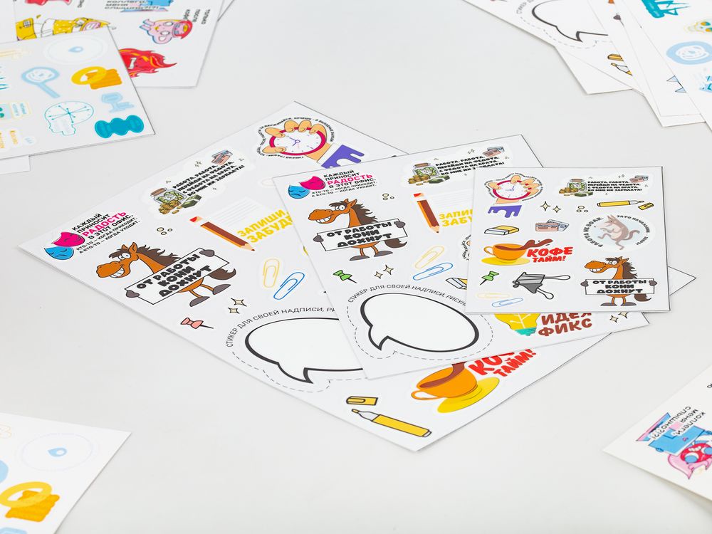 Наклейки UV-DTF Sticker Pack на заказ, S