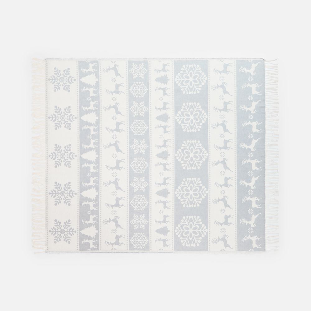 Плед «Скандинавия», серый