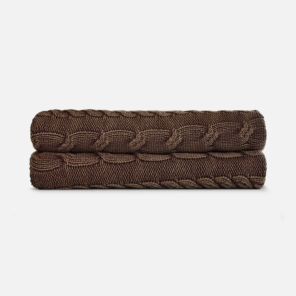 Плед Hygge, коричневый