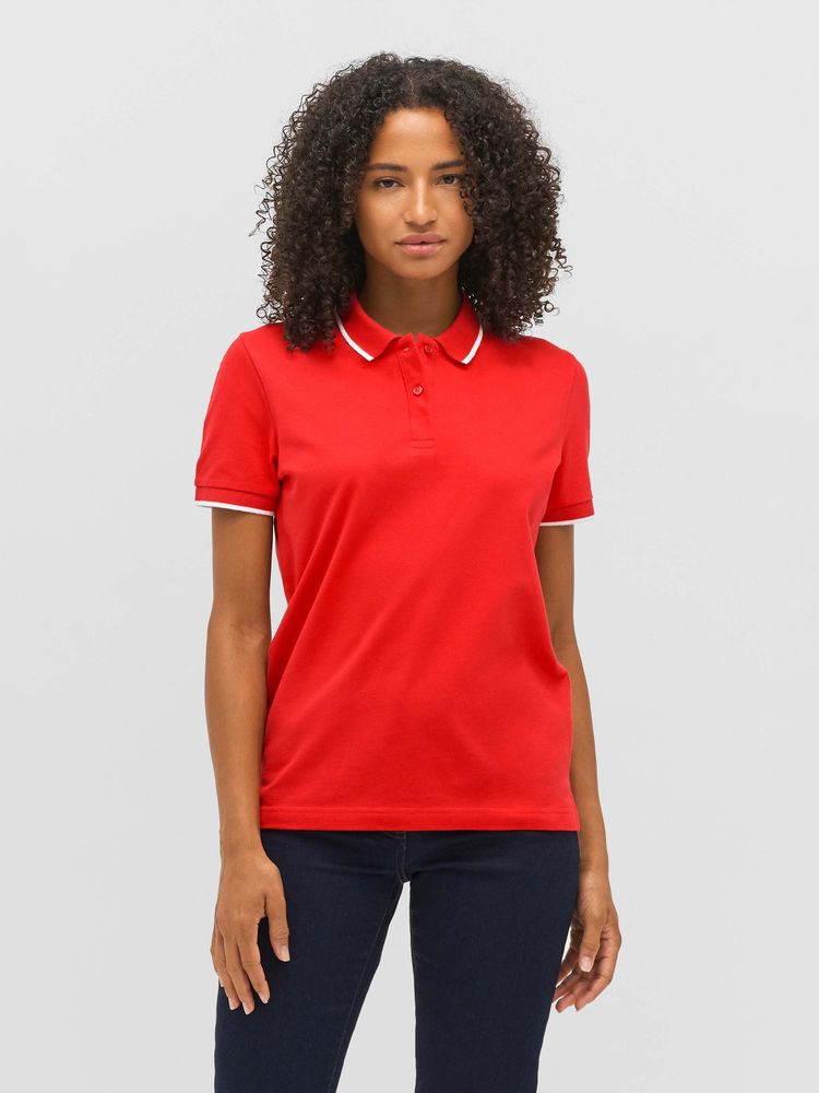 Рубашка поло унисекс Palermo, серый меланж с темно-синим