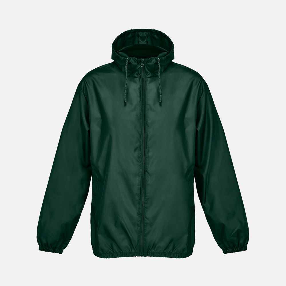 Ветровка унисекс Shield, темно-зеленая