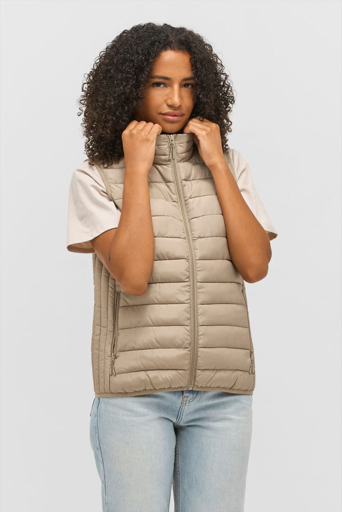 Жилет женский Stream BW Women, серо-бежевый