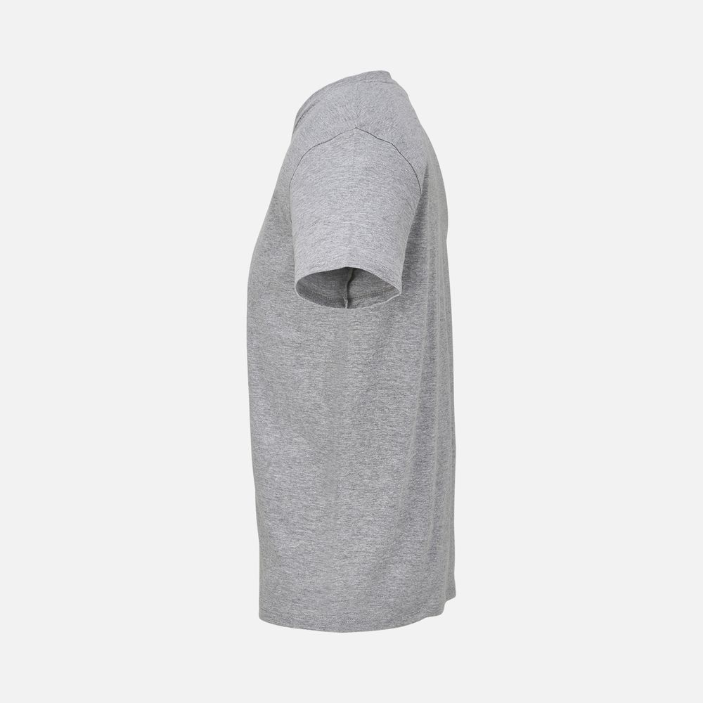 Футболка унисекс Regent с V-образным вырезом, серый меланж