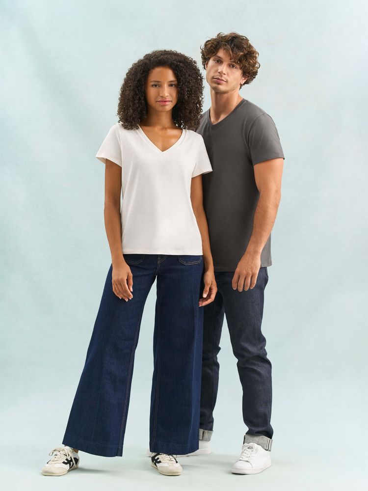 Футболка женская Regent Women с V-образным вырезом, ярко-синяя (royal)