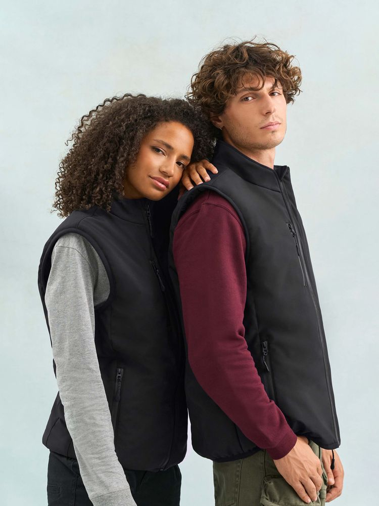 Жилет софтшелл унисекс Falcon BW, темный хаки