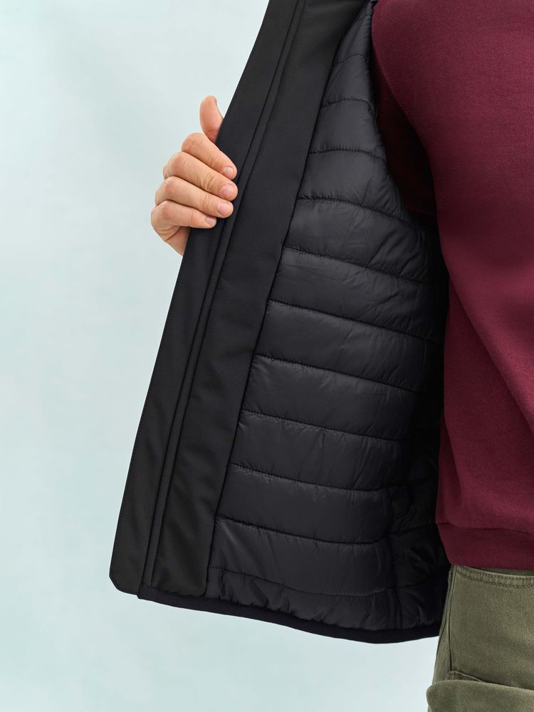 Жилет софтшелл унисекс Falcon BW, черный