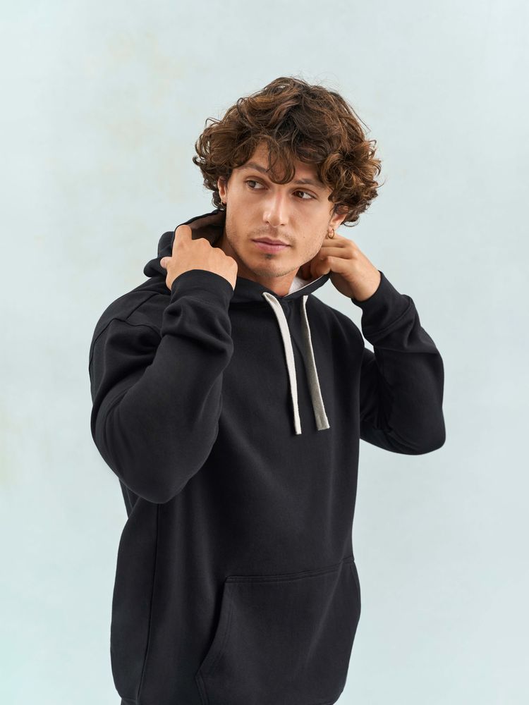 Худи унисекс Cameron, черное с красным