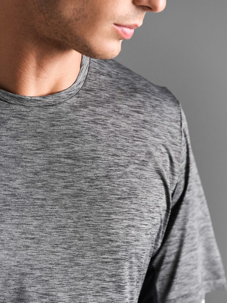 Футболка спортивная унисекс Storm, черная