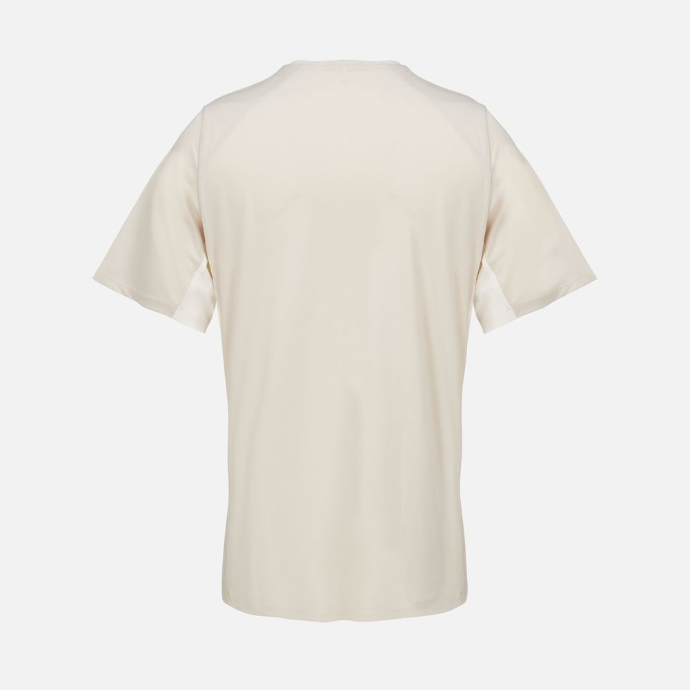 Футболка спортивная унисекс Storm, бежевая (льняная)