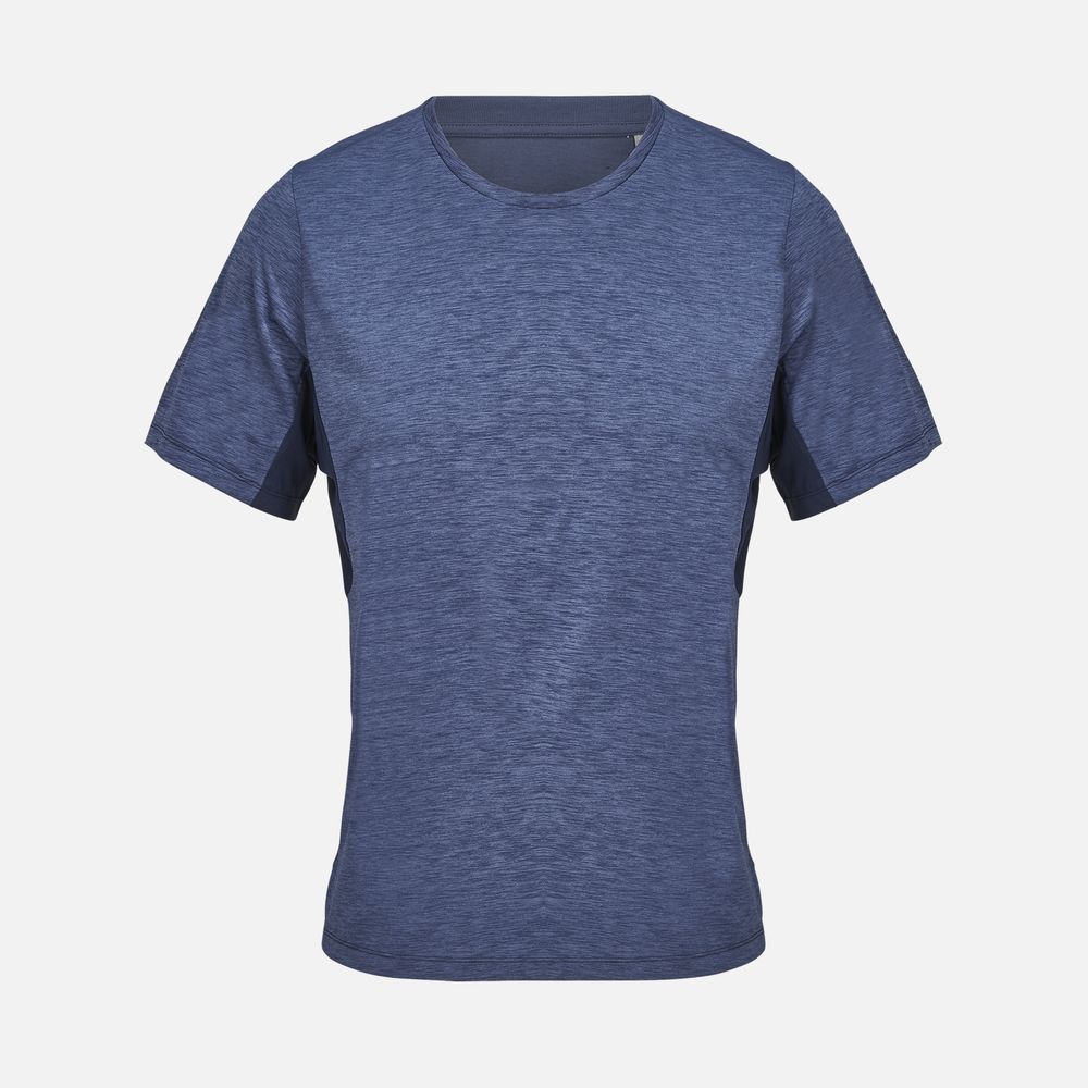 Футболка спортивная унисекс Storm, темно-синий меланж