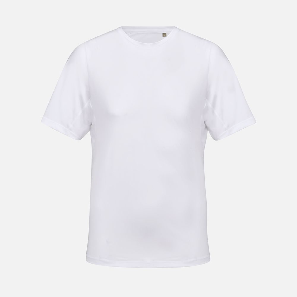 Футболка спортивная унисекс Storm, белая