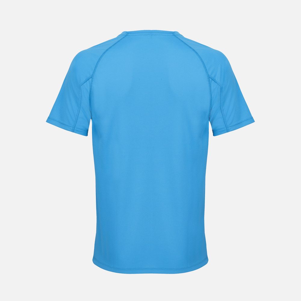 Футболка спортивная унисекс Vortex, ярко-бирюзовая