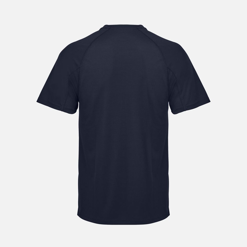 Футболка спортивная унисекс Vortex, темно-синяя