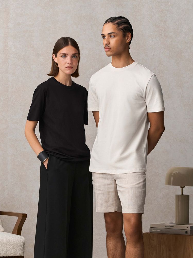 Футболка унисекс Lyam, темно-синяя