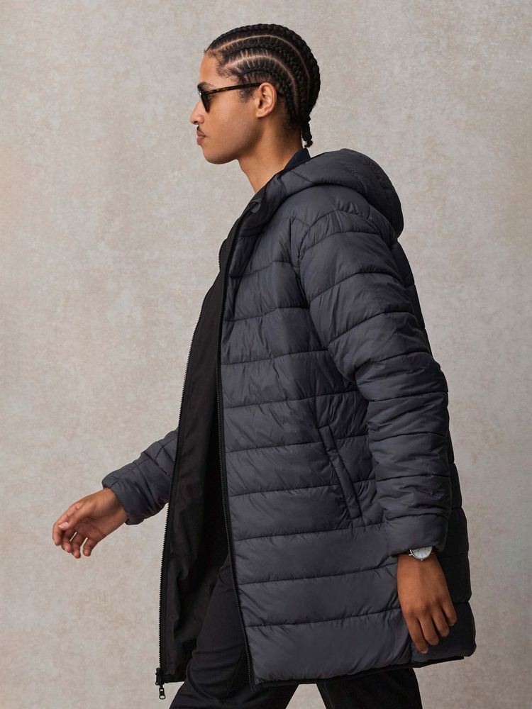 Куртка-парка унисекс Reverse, темно-синяя