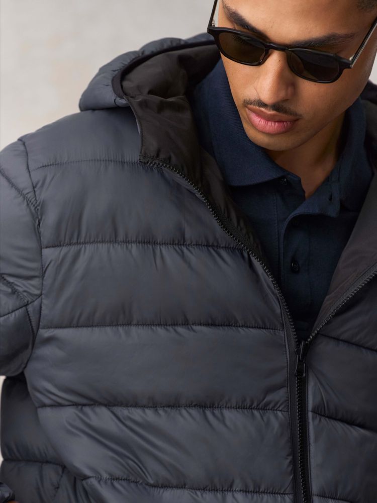 Куртка-парка унисекс Reverse, черная