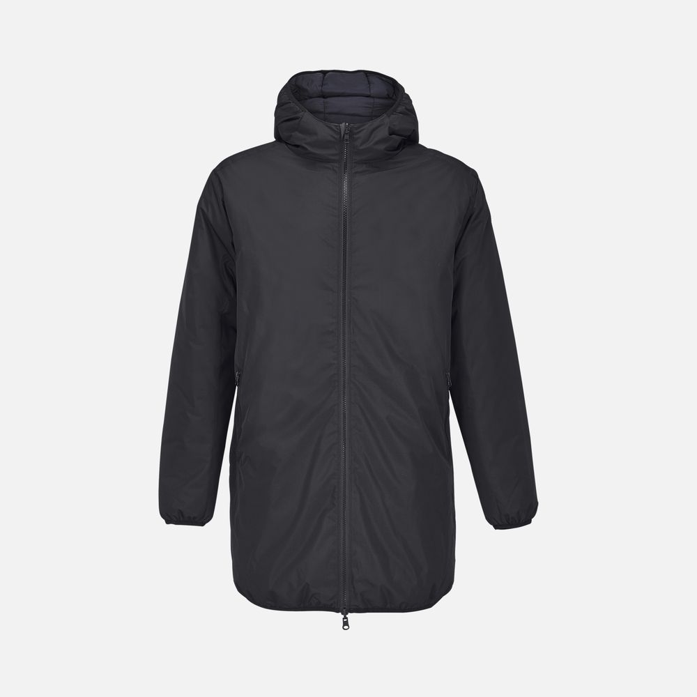 Куртка-парка унисекс Reverse, черная