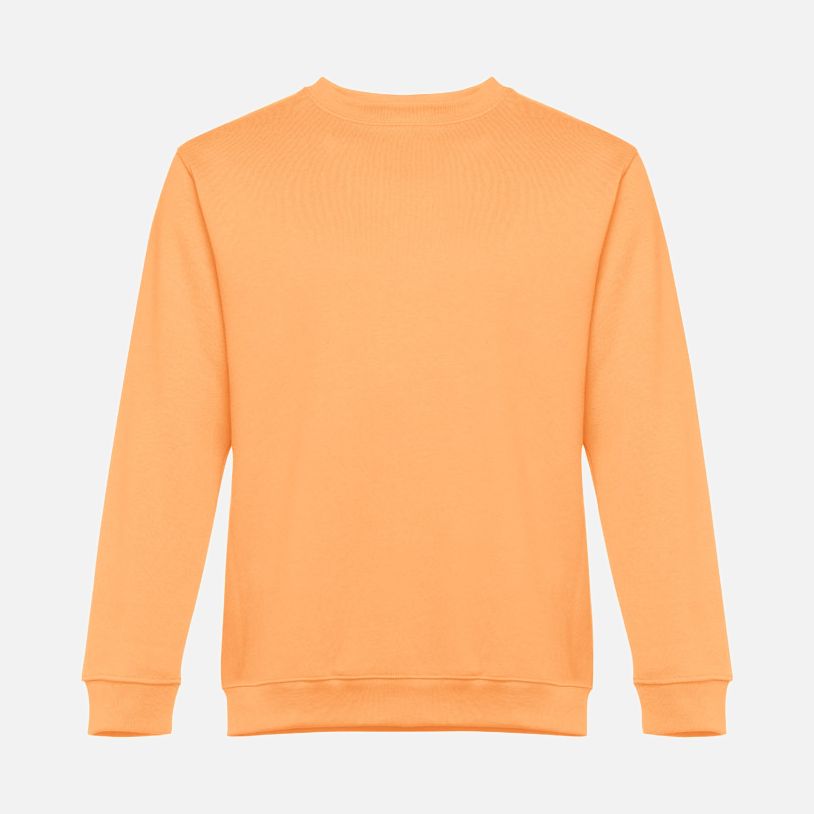 Свитшот унисекс Delta, светло-оранжевый