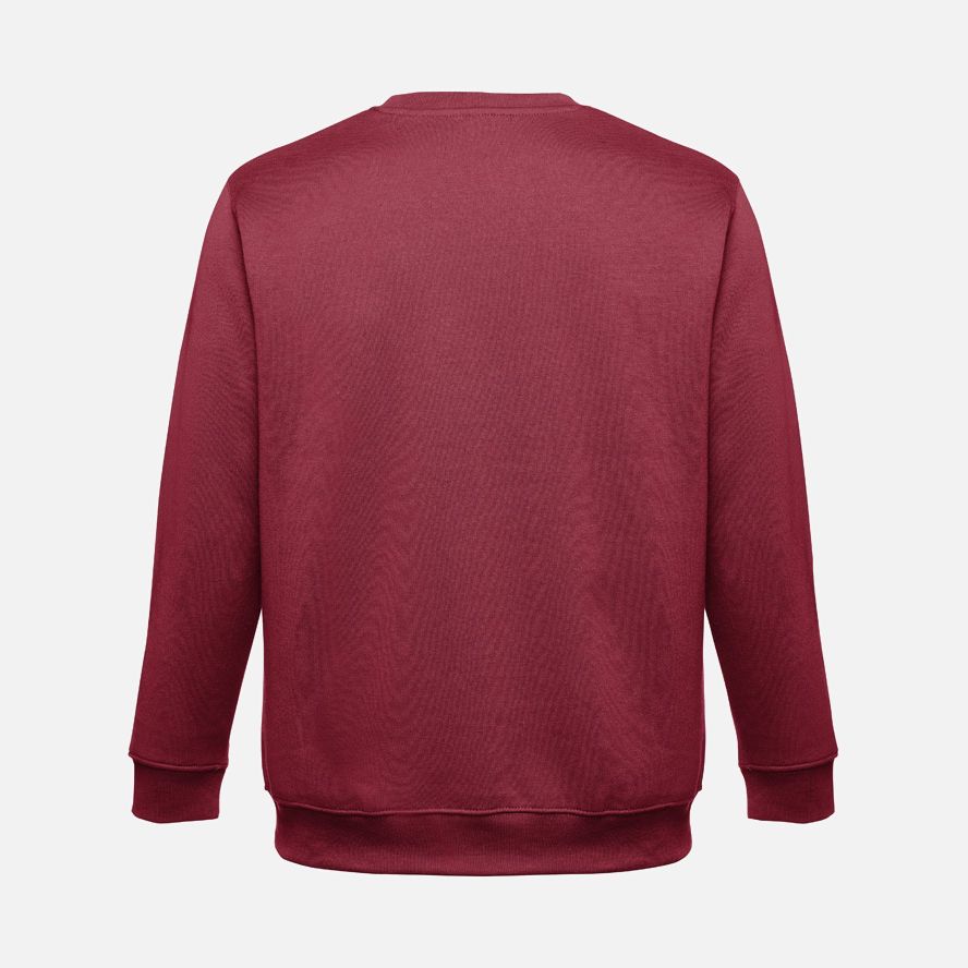 Свитшот унисекс Delta, бордовый
