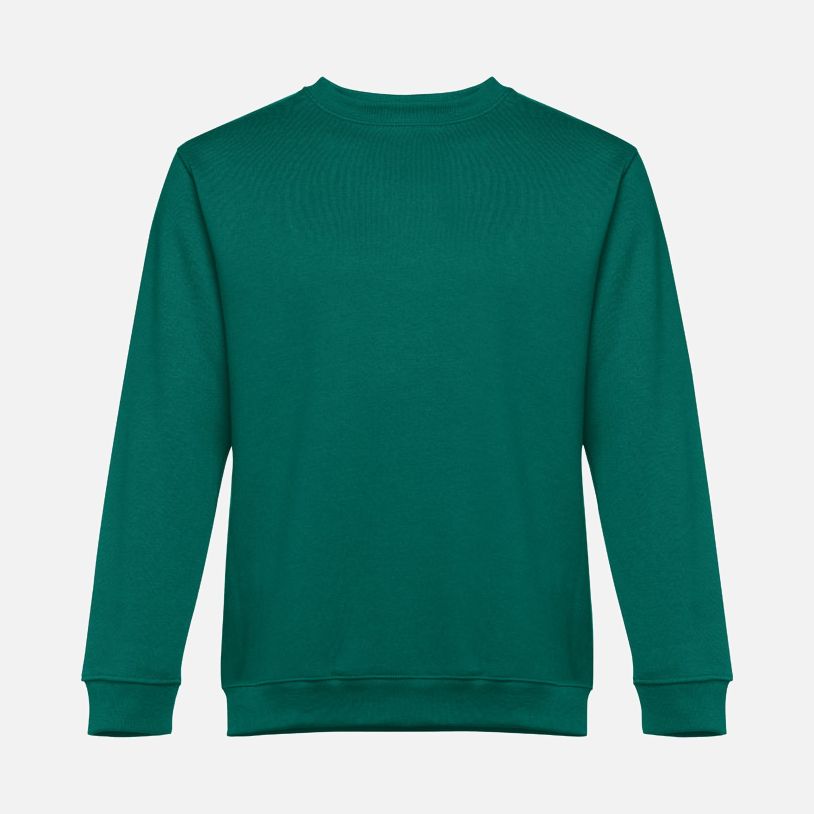 Свитшот унисекс Delta, темно-зеленый
