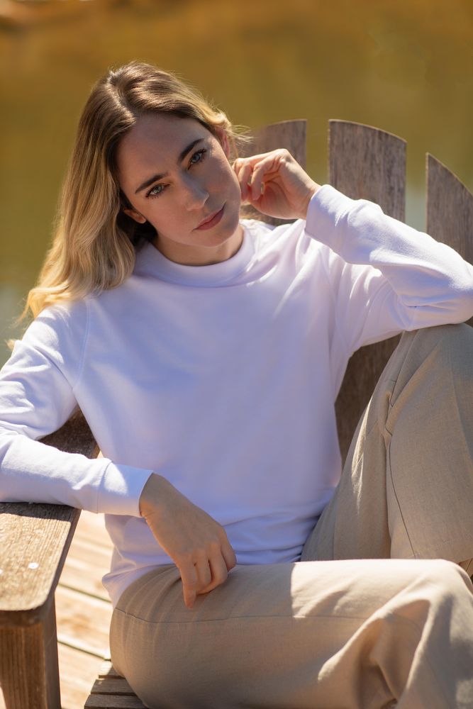 Свитшот унисекс Colombo, белый