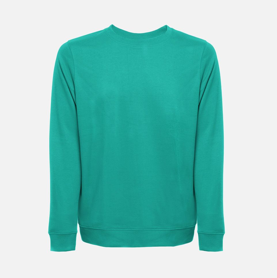 Свитшот унисекс Colombo, изумрудно-зеленый