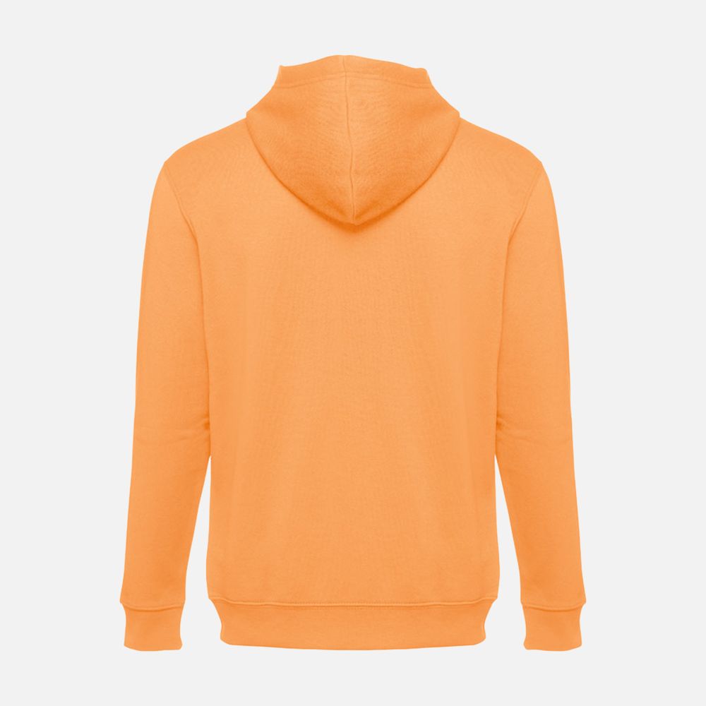 Толстовка мужская на молнии с капюшоном Amsterdam, светло-оранжевая