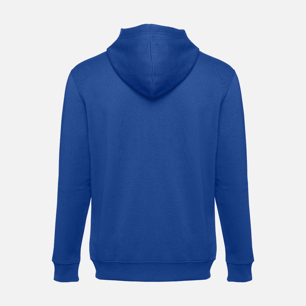 Толстовка мужская на молнии с капюшоном Amsterdam, ярко-синяя