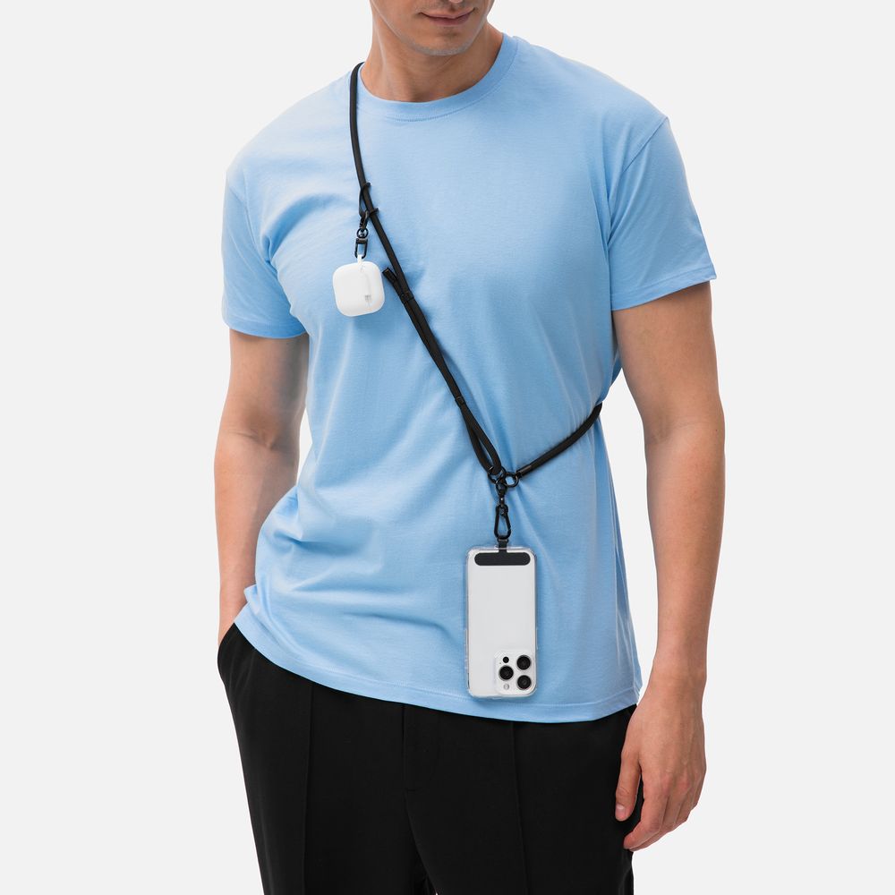 Шнурок для телефона OmniHold, черный