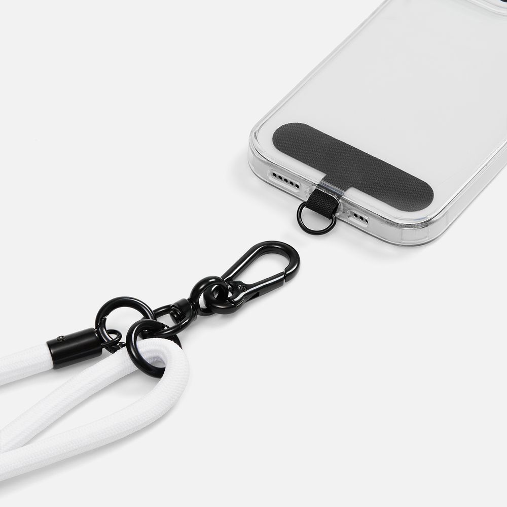 Шнурок для телефона OmniHold, белый