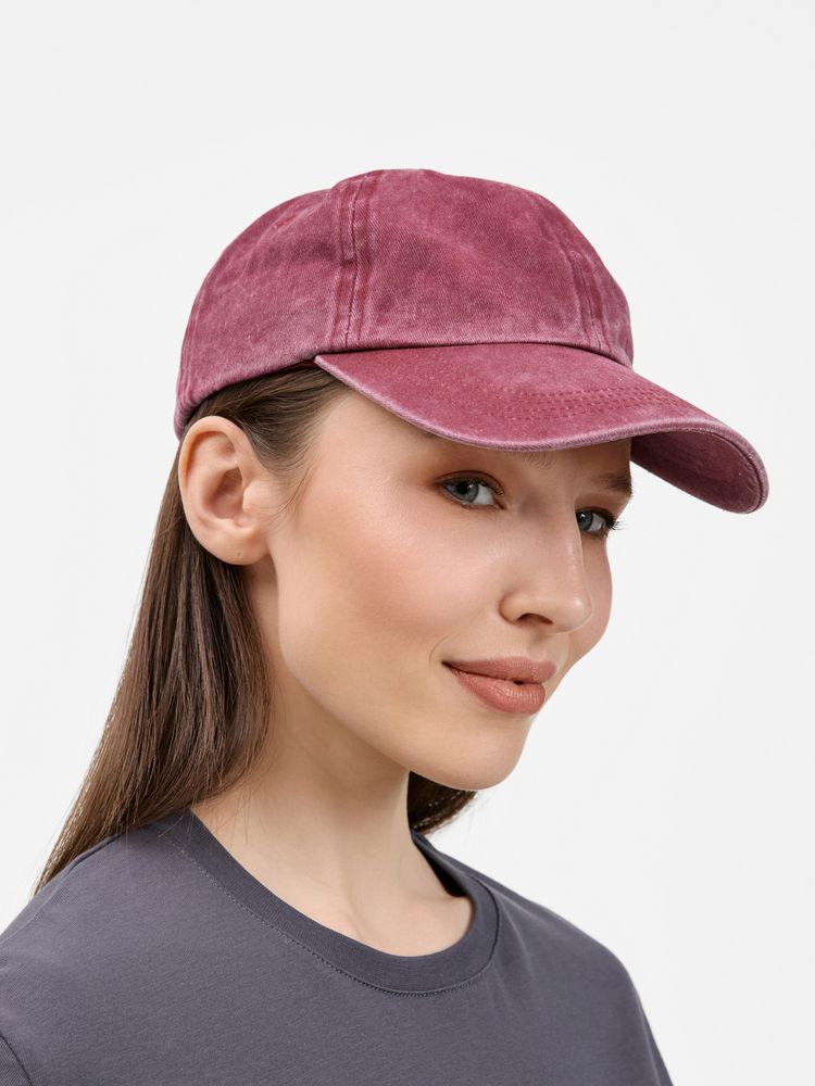 Бейсболка Berwi, бордовая