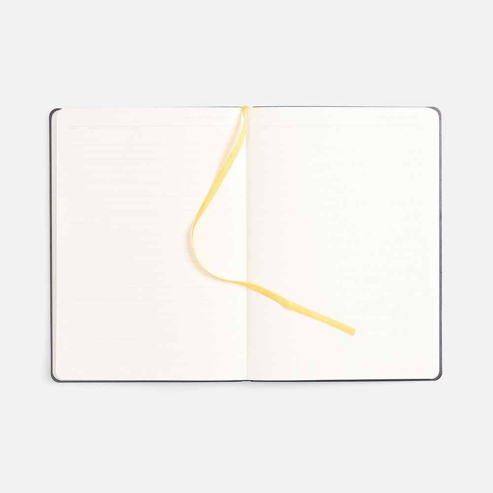 Ежедневник Flex Shall New, недатированный, темно-серый