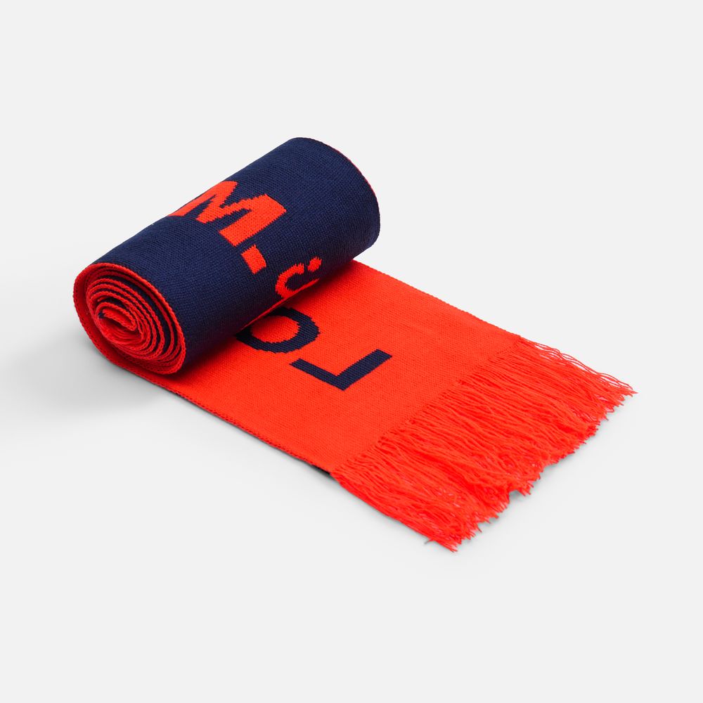 Шарф на заказ Tricksy Light, L с вывязанной бахромой, акрил